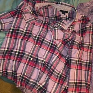 Tommy Hilfiger flannel pink&purple